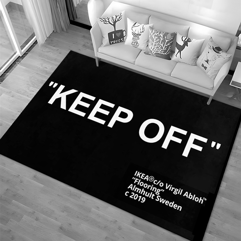 Commercial Printing Services - Keep Off Area Rugs 3D Printed