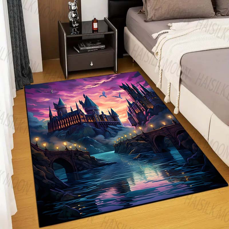 Commercial Printing Services - 1PC Castle Magic School Print Rug