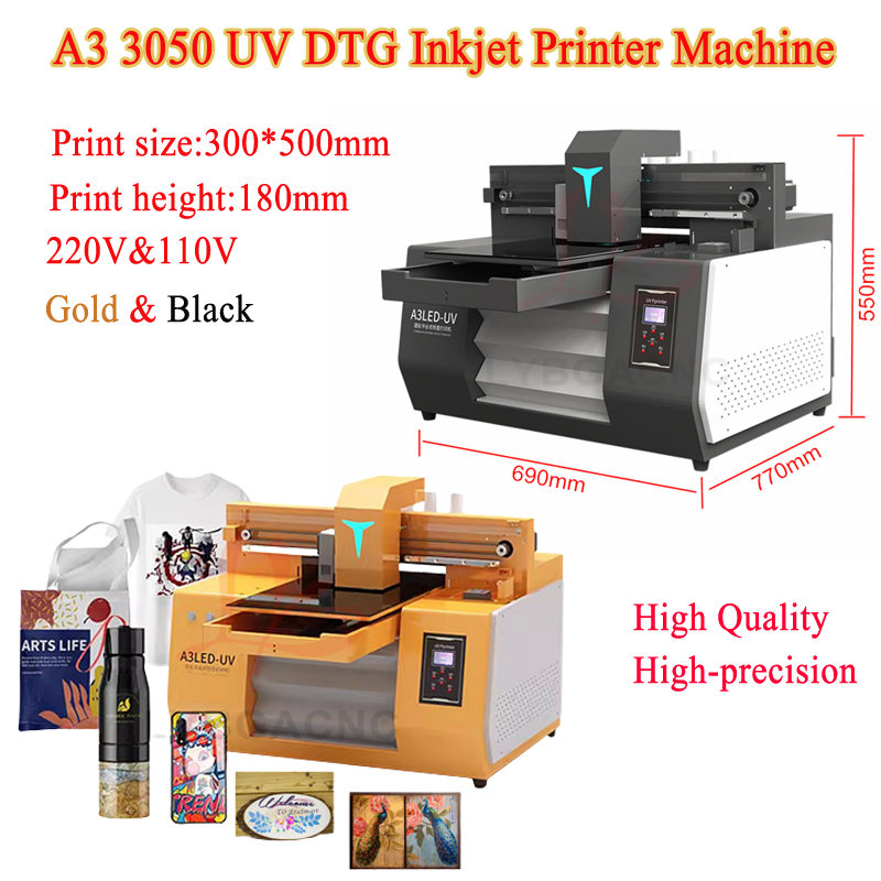 Uv Flatbed Printer - LYBGA UV DTG Inkjet Printer Machine