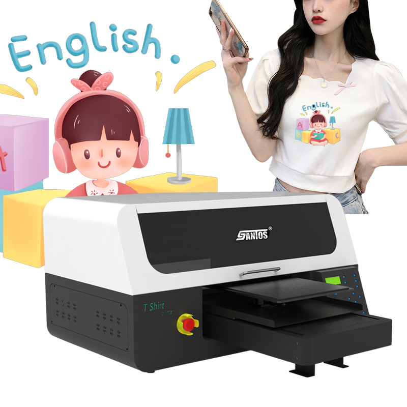 40*60Cm Dtg T-Shirt Printing M - Commercial Printing Machine For Clothes ulasan dan harga