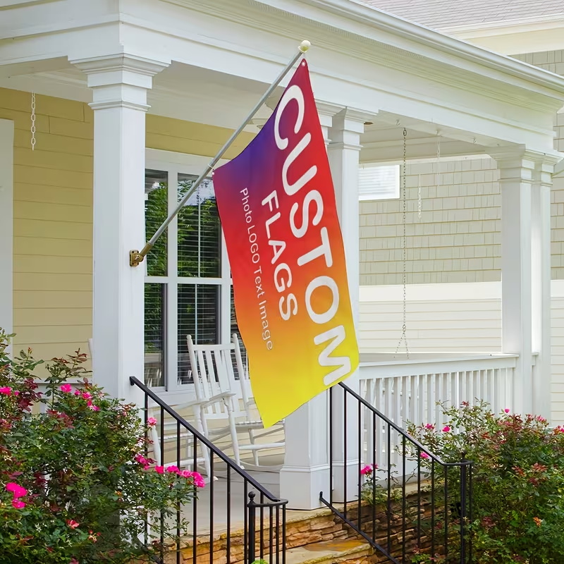Custom Flag Banner Commercial  - Commercial Printing Shop ulasan dan harga