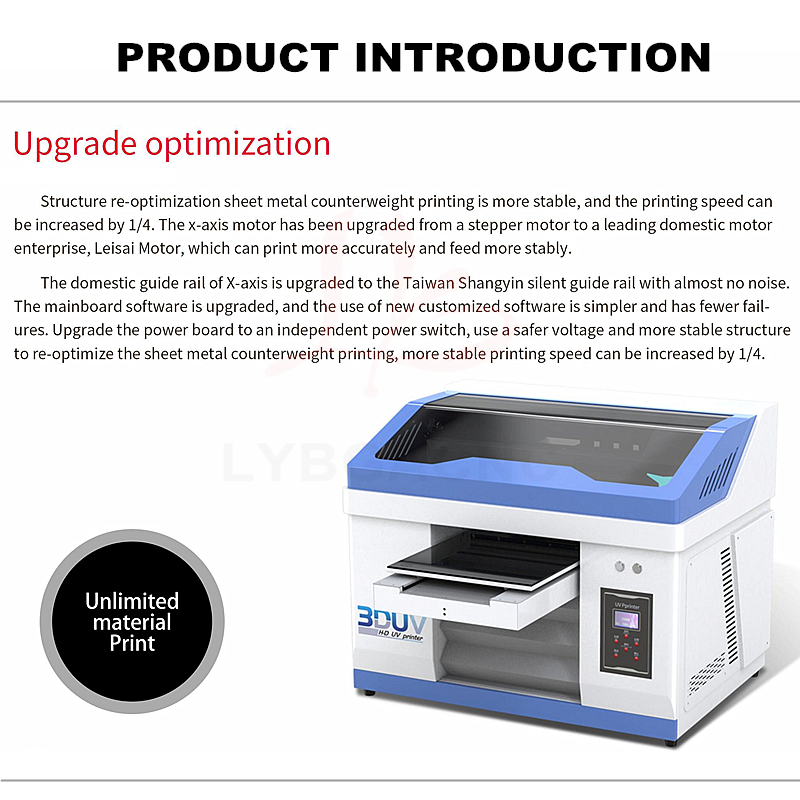 LY 3060 220V 110V Full Automat - Uv Flatbed Printer ulasan dan harga