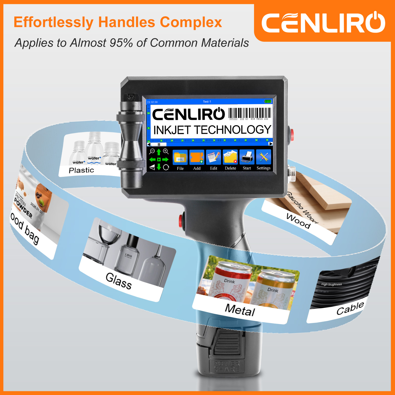 CENLIRO 12.7/25.4mm Handheld I - Commercial Book Printing Machines ulasan dan harga