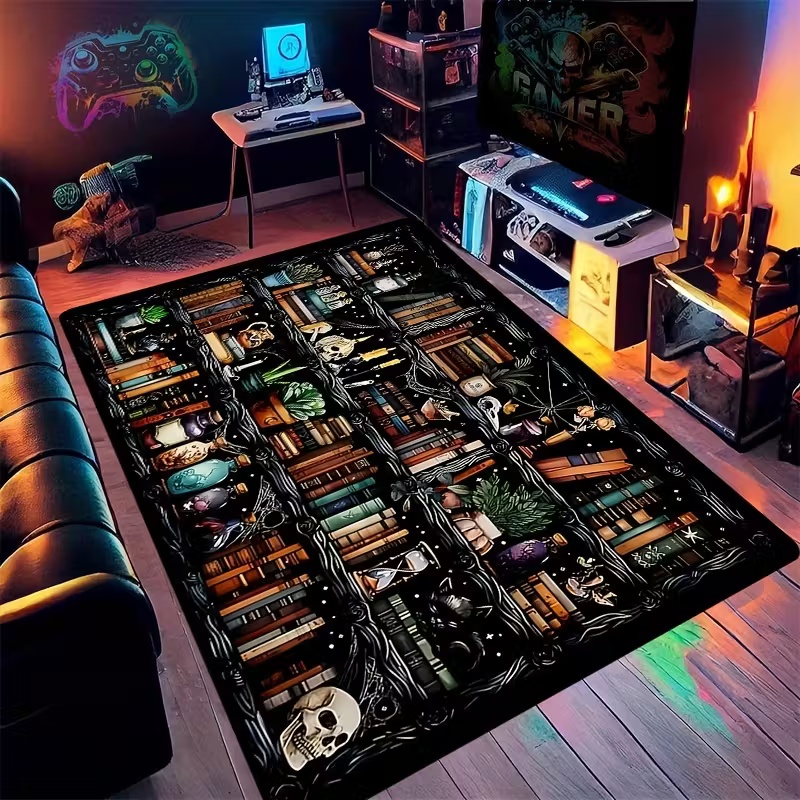 Bookshelf Area Rug for Teen St - Commercial Book Printing Machines ulasan dan harga