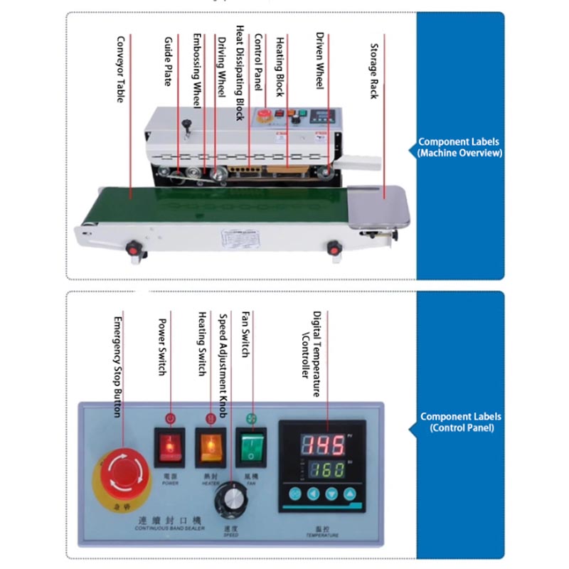 Food Bag Continuous Sealing Ma - Commercial Printing And Packaging ulasan dan harga