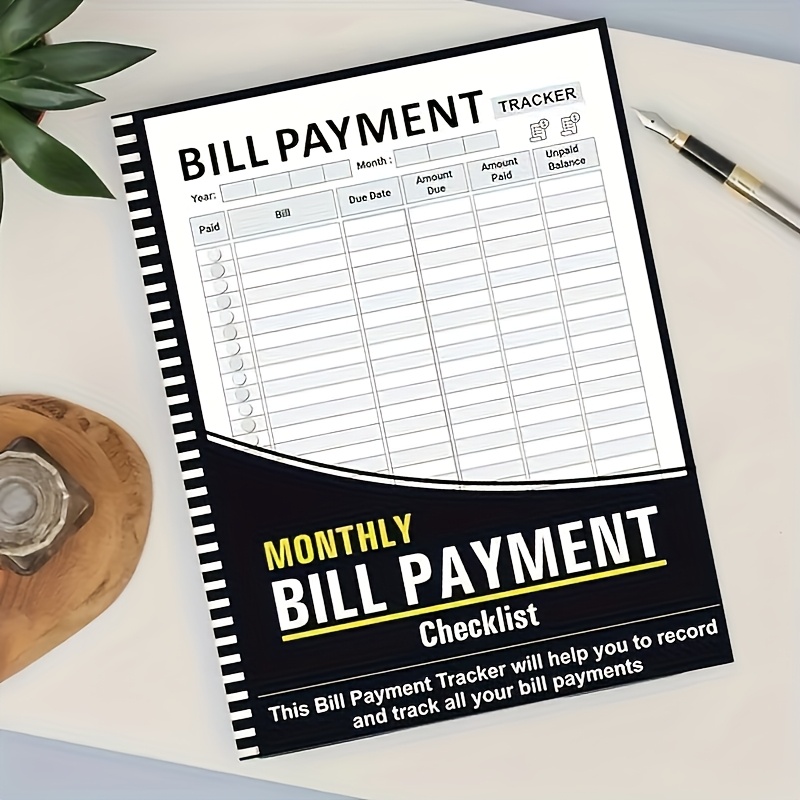 Monthly Bill Payment Plan Book - Commercial Printing Books ulasan dan harga