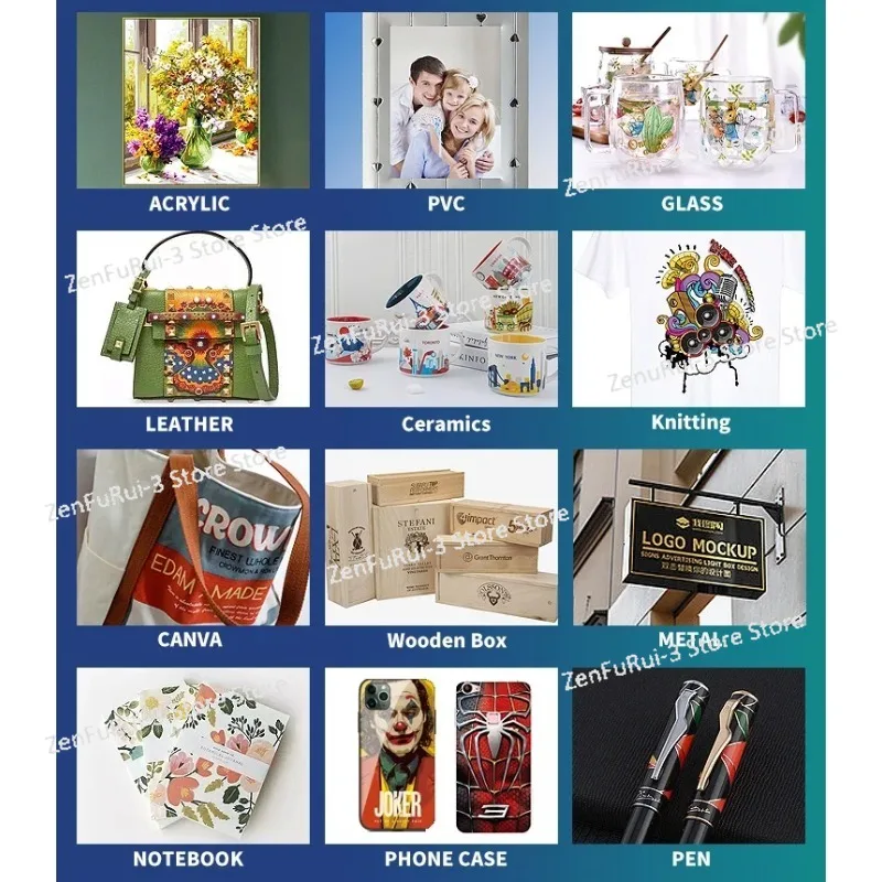 A2 Size UV Flatbed Printer 3D  - Uv Flatbed Printer ulasan dan harga