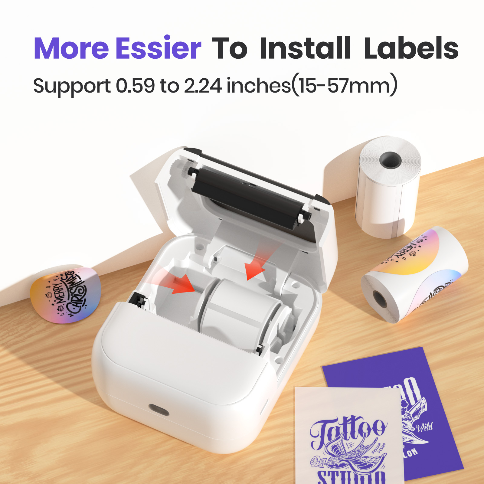 C50 Mini Wireless Tattoo Print - Commercial Book Printing Machines ulasan dan harga