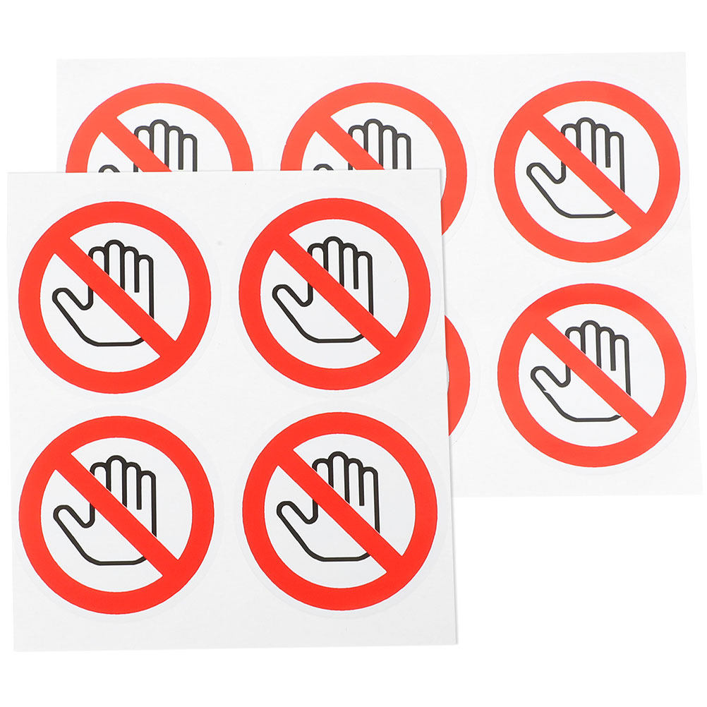 10Pcs Do Not Touch Sticker Hig - Commercial Printing Industry ulasan dan harga