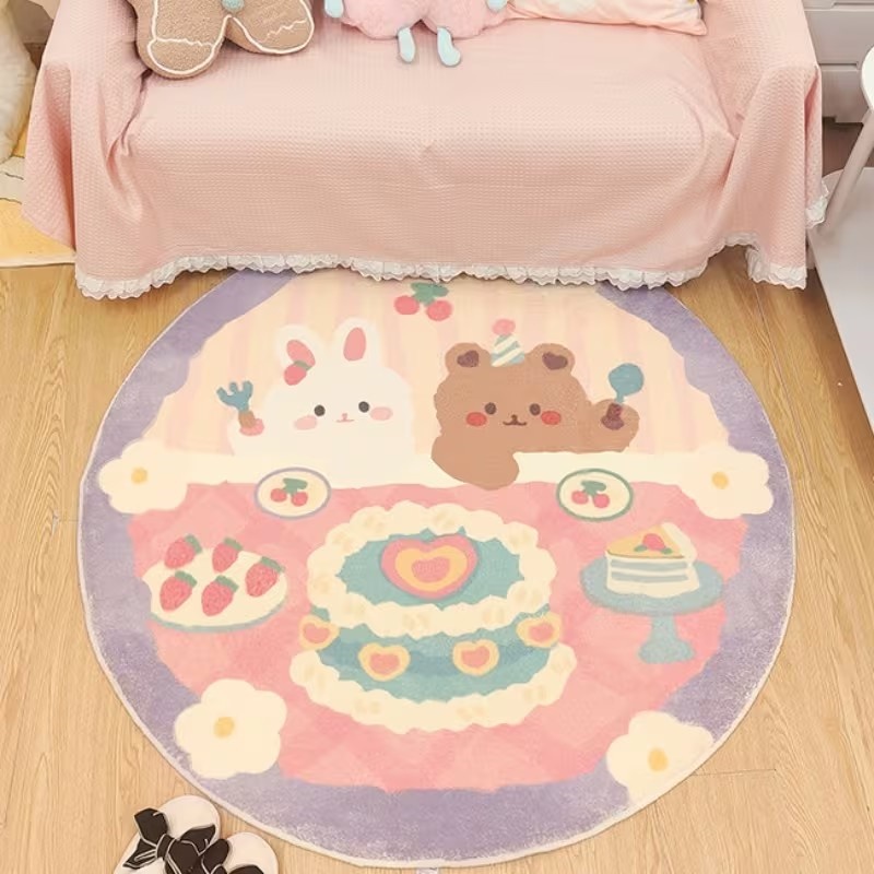 Cute Rabbit Bear Cake Print Ro - Commercial Printing Services ulasan dan harga