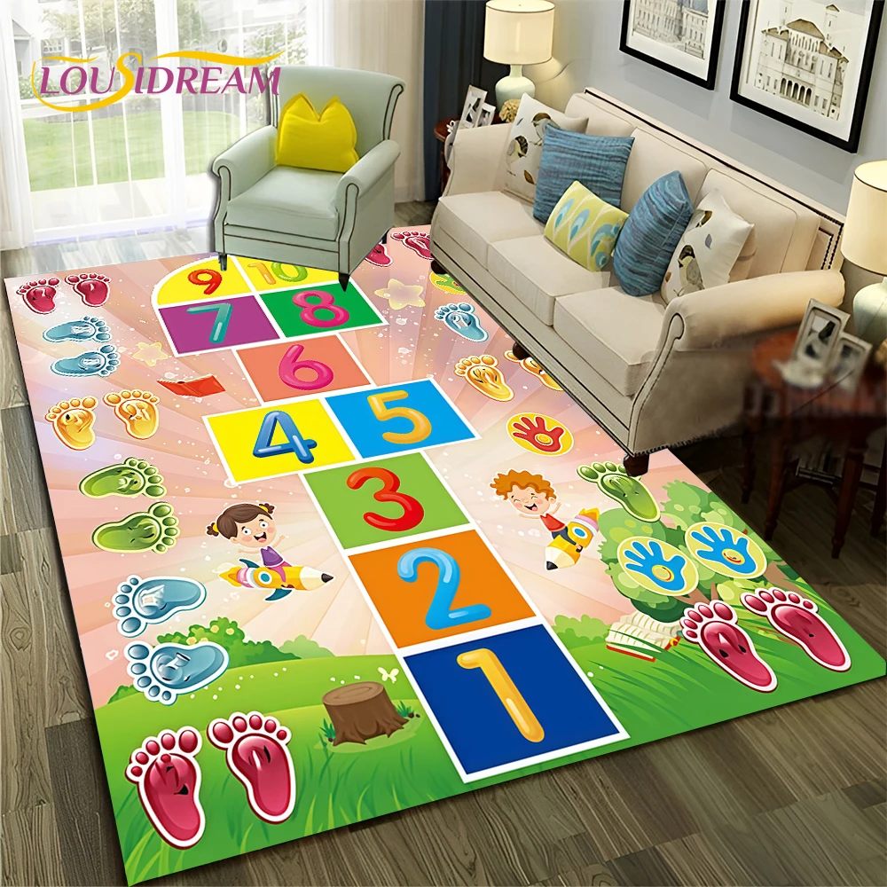 3D Hopscotch Child Digital Gam - Commercial Digital Printing ulasan dan harga