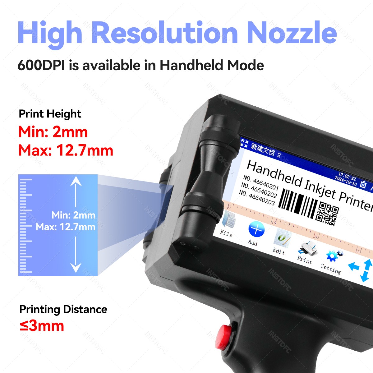 Handheld Inkjet Printer Portab - Commercial Printing And Packaging ulasan dan harga