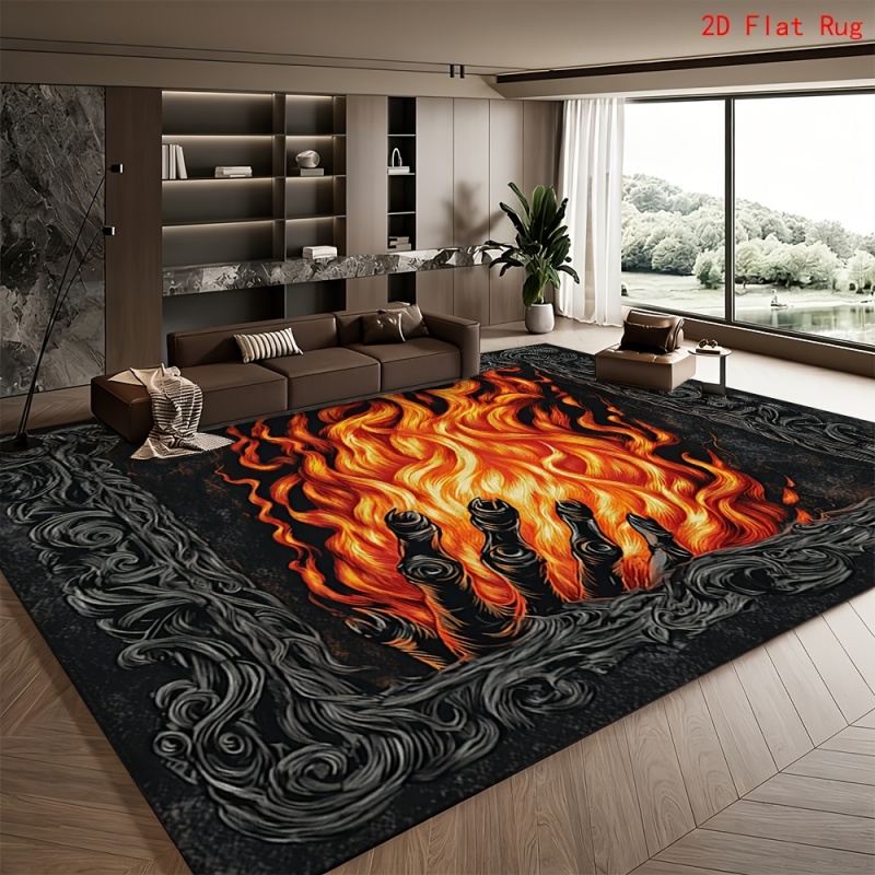 2D Black Cat Rock Crack Print  - Commercial Printing Services ulasan dan harga