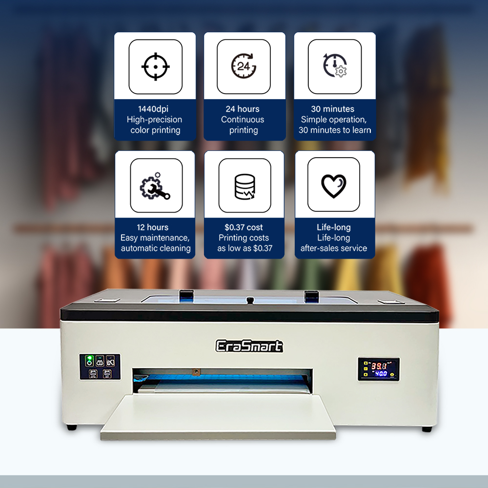EraSmart 1390 Print Head Inkje - Commercial Printing Machine For Clothes ulasan dan harga