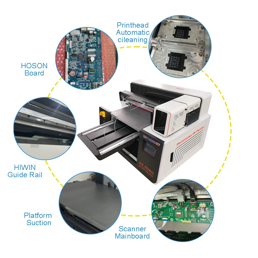 Small A2 Flatbed UV Dtf Inkjet - Uv Flatbed Printer ulasan dan harga