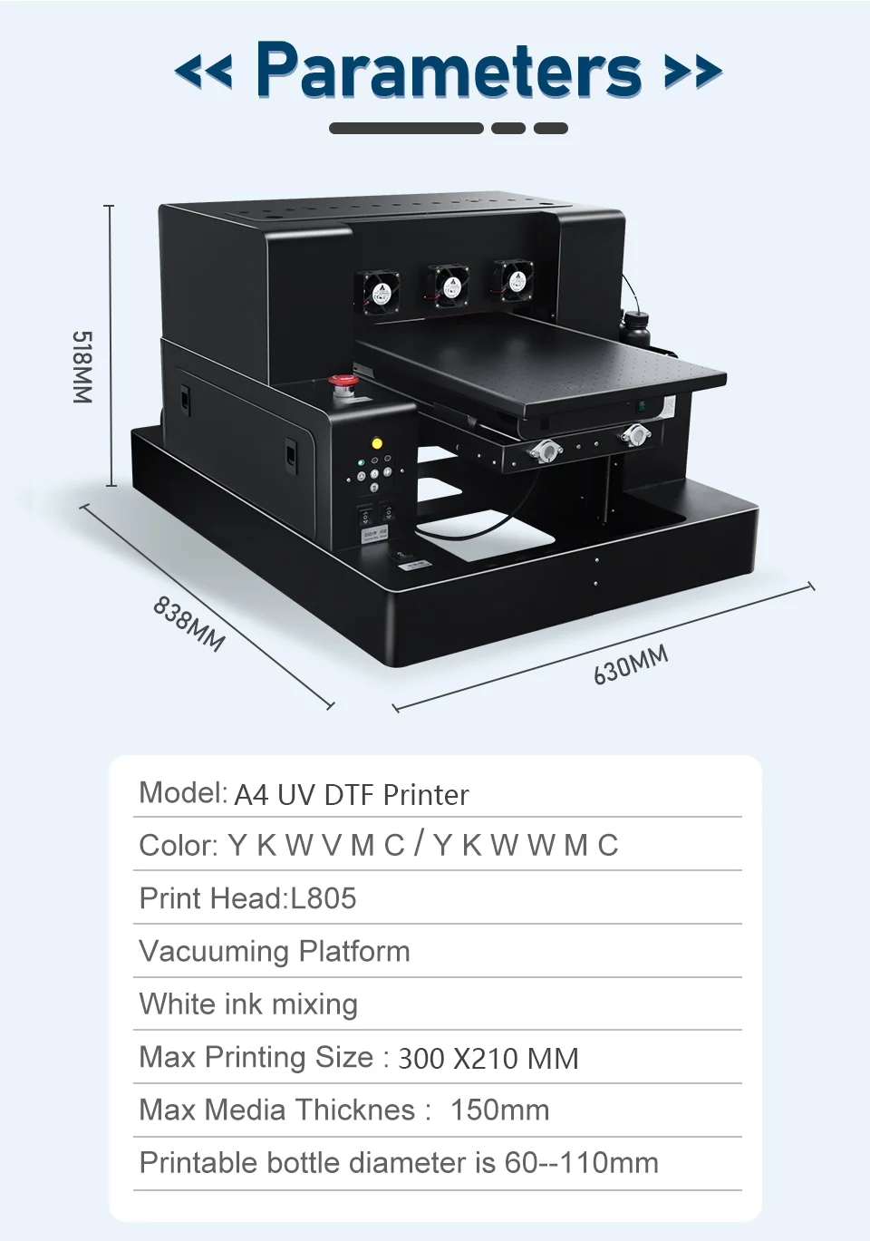 Irtop UV LED Printer A4 UV Fla - Uv Flatbed Printer ulasan dan harga