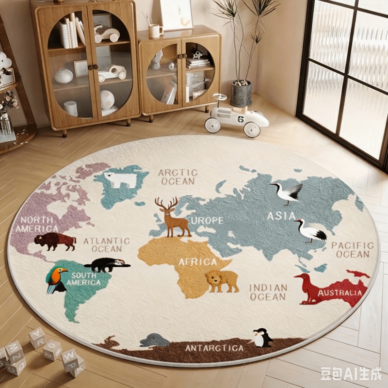 Newest 2D Round Carpet Cartoon - Commercial Printing Services ulasan dan harga