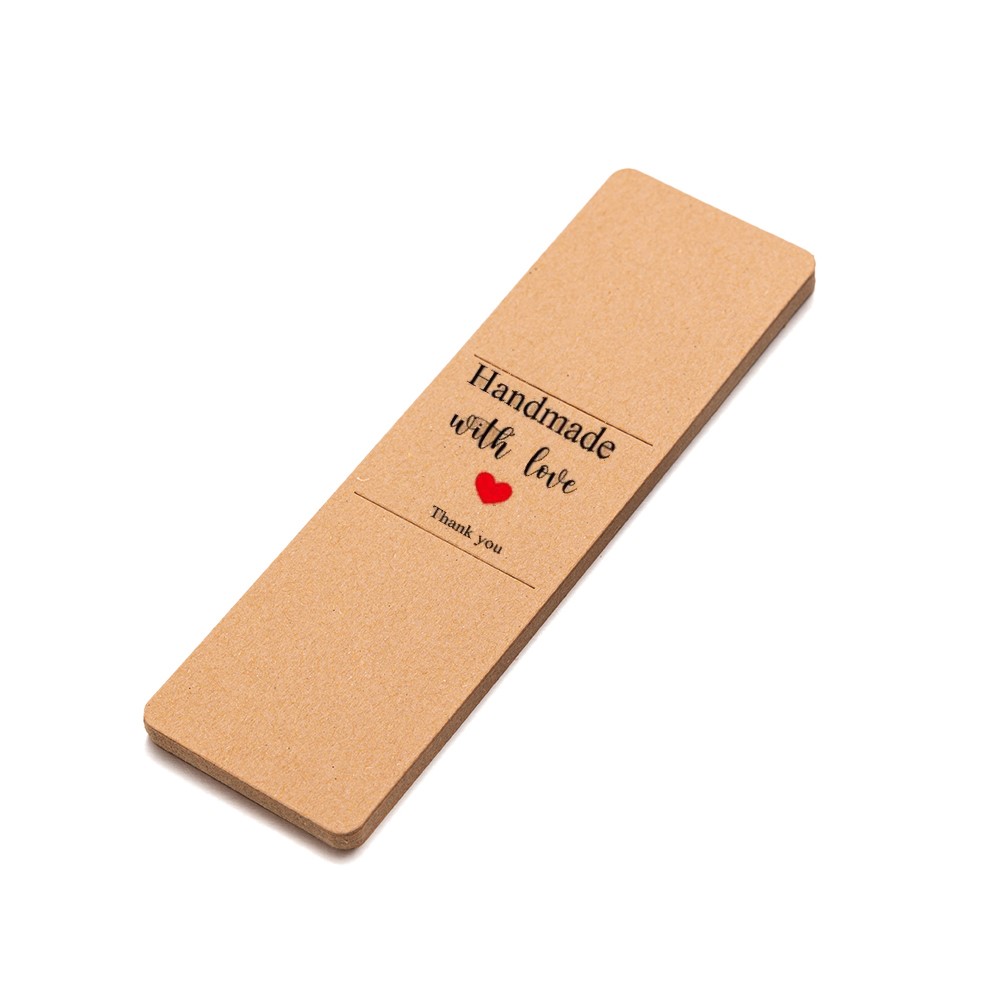10/30/50pcs 4.5x15cm Kraft Res - Commercial Printing Books ulasan dan harga